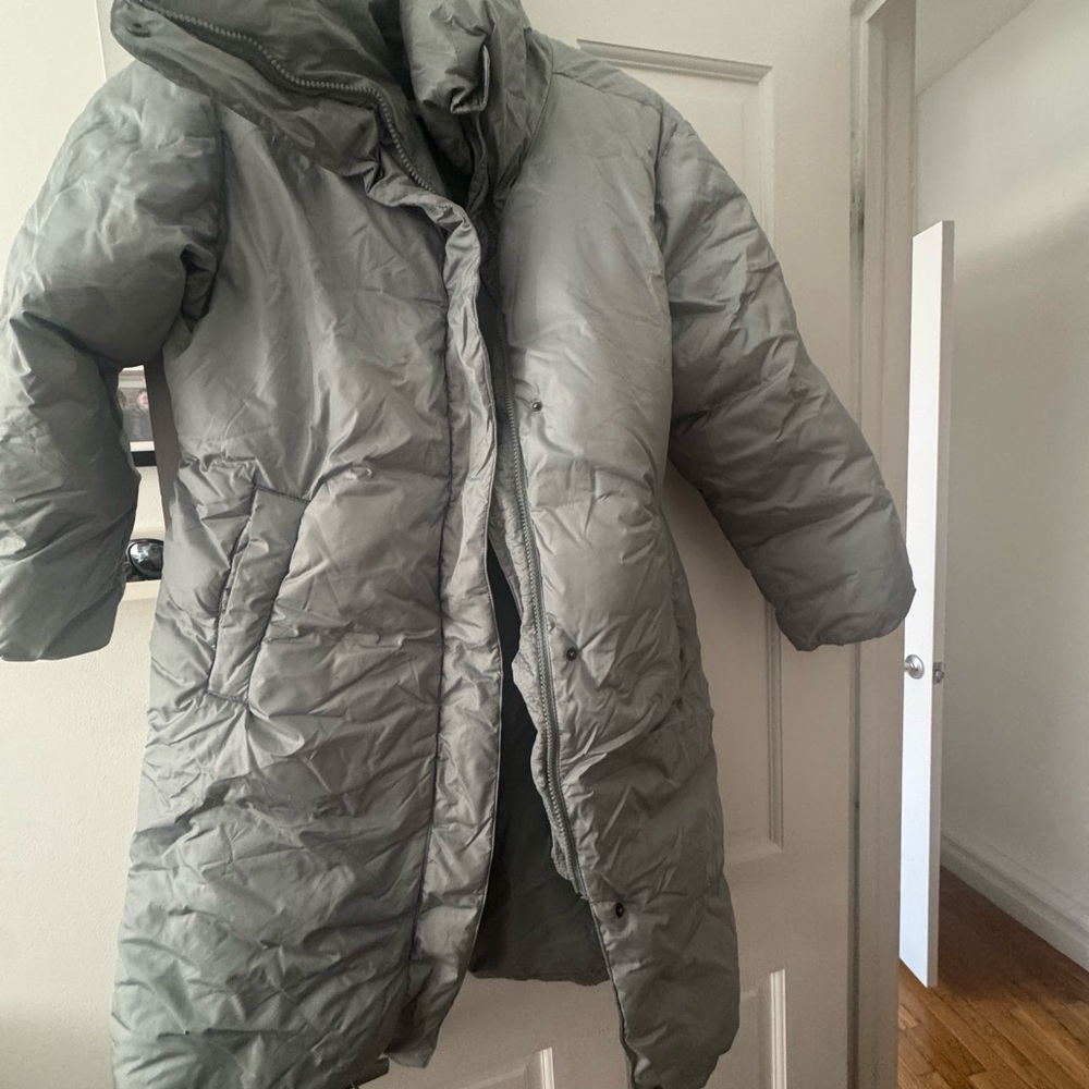 Women's Light Blue Puffer Jacket